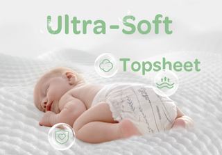 Clear+Dry® Natural Disposable Diapers Jumbo Box