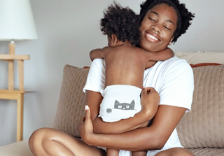 Clear+Dry® Natural Disposable Diapers Jumbo Box