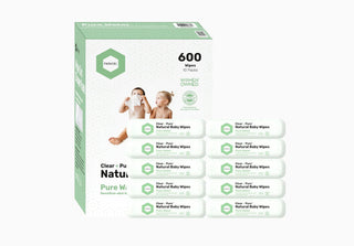 Clear+Pure® Natural Baby Wipes