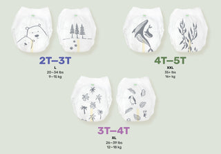 Clear+Dry™ Natural Disposable Diaper Pants