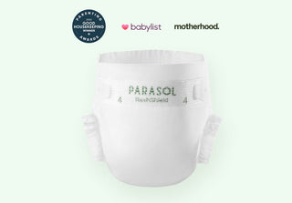 Pure White RashShield® Protection Diapers - Parasol Co
